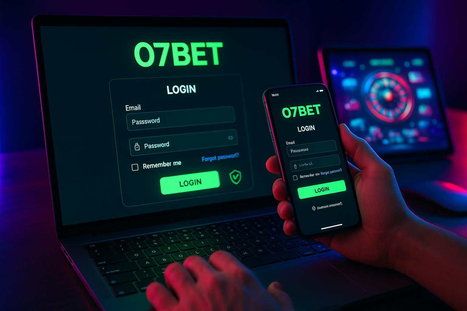 Criar uma nova Conta no plataforma 07BET